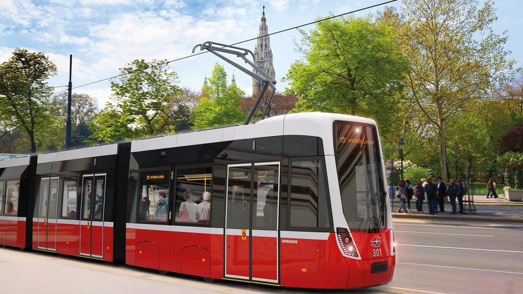Flexity trams for Vienna